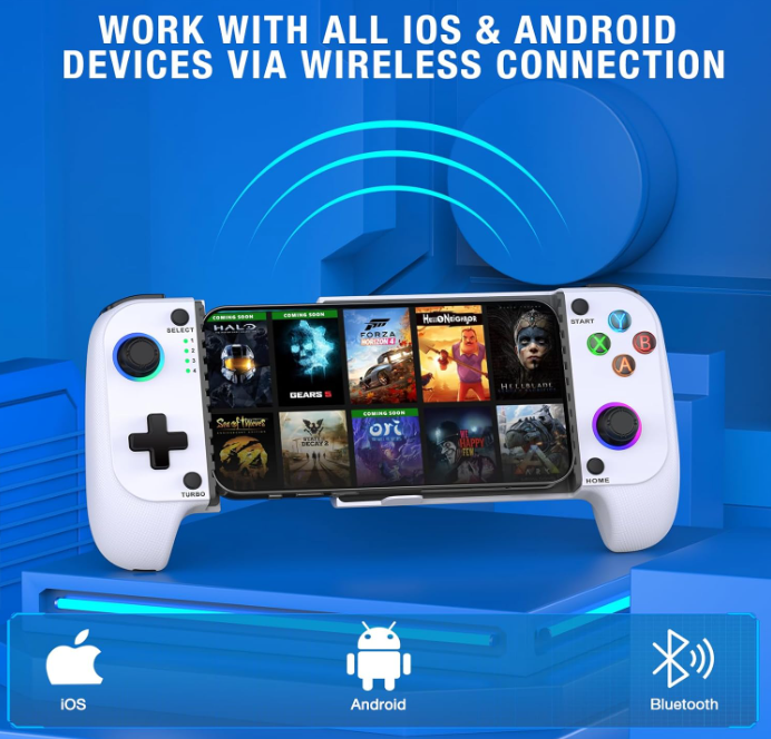 Wireless Mobile Gaming Controller for iPhone/Android