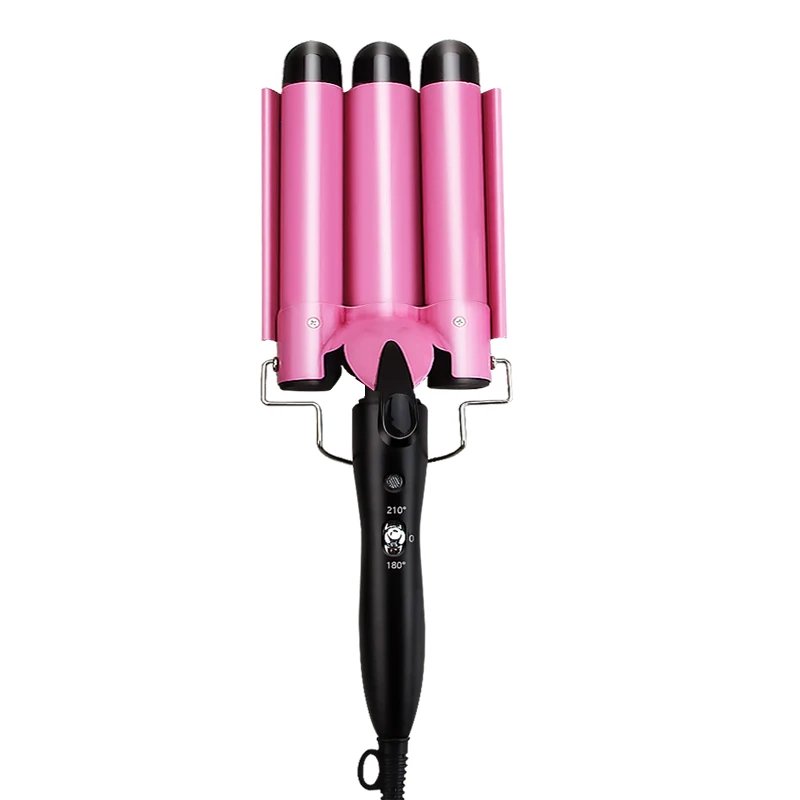 Professional 3-Barrel Curling Iron