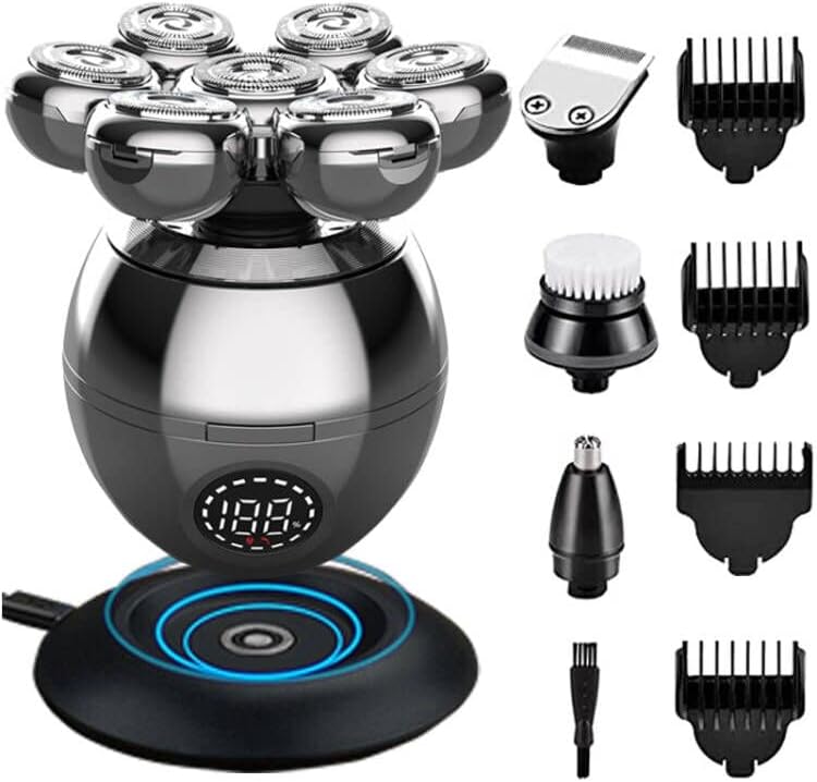 Wireless Electric Head Shaver