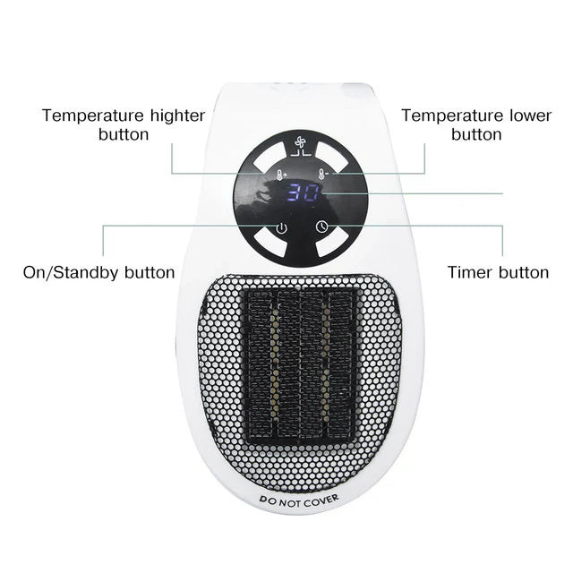 500W Mini Portable Electric Heater