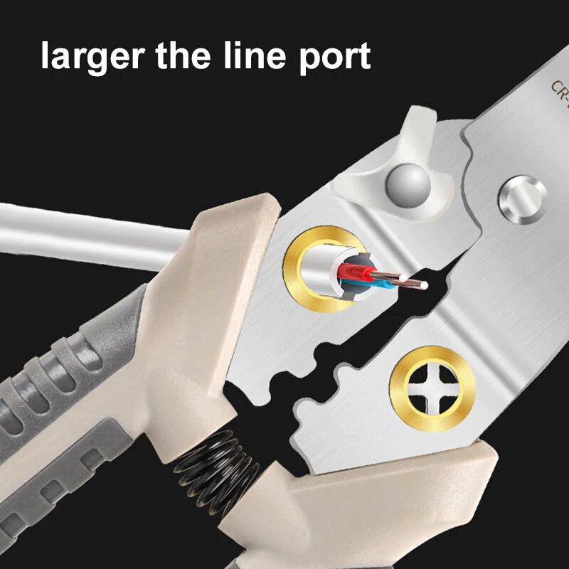 6-in-1 Multifunctional Wire Stripper and Crimping Pliers – Your Ultimate Electrical Tool