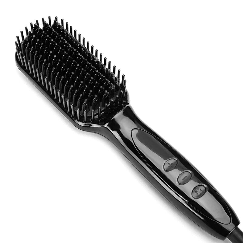 2-in-1 Hair and Beard Straightener Comb – Achieve Sleek Styles Effortlessly