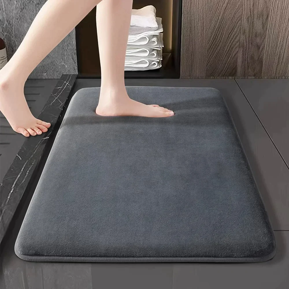 Ultra-Absorbent Memory Foam Bath Mat – Step into Comfort