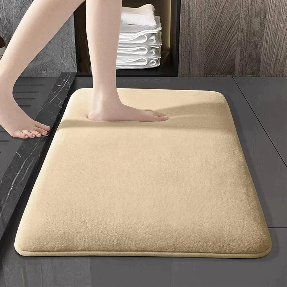 Ultra-Absorbent Memory Foam Bath Mat – Step into Comfort