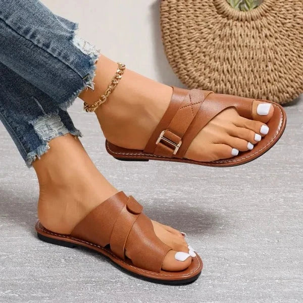 Women's Orthopedic Bunion Correction Leather Sandals